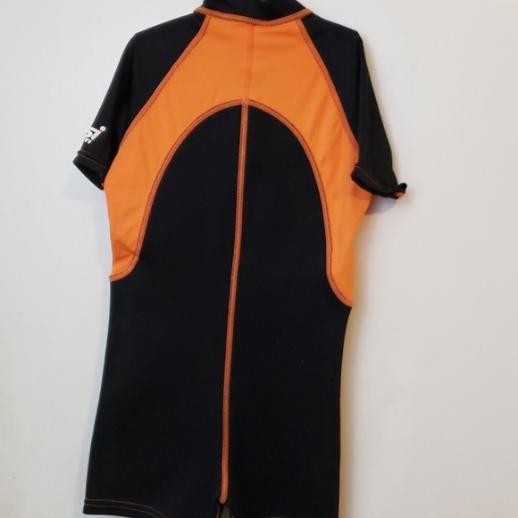 Cressi swim neoprene wetset kids blk orange - Picture 4 of 8